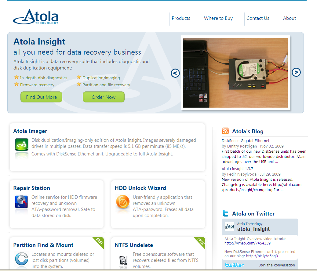 Atola.com new site Atola.com new site