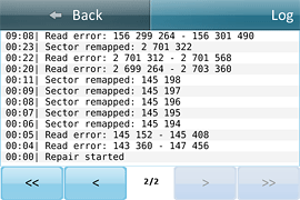 Bad Sector Repair log