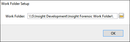 Network work folder in Atola Insight Forensic