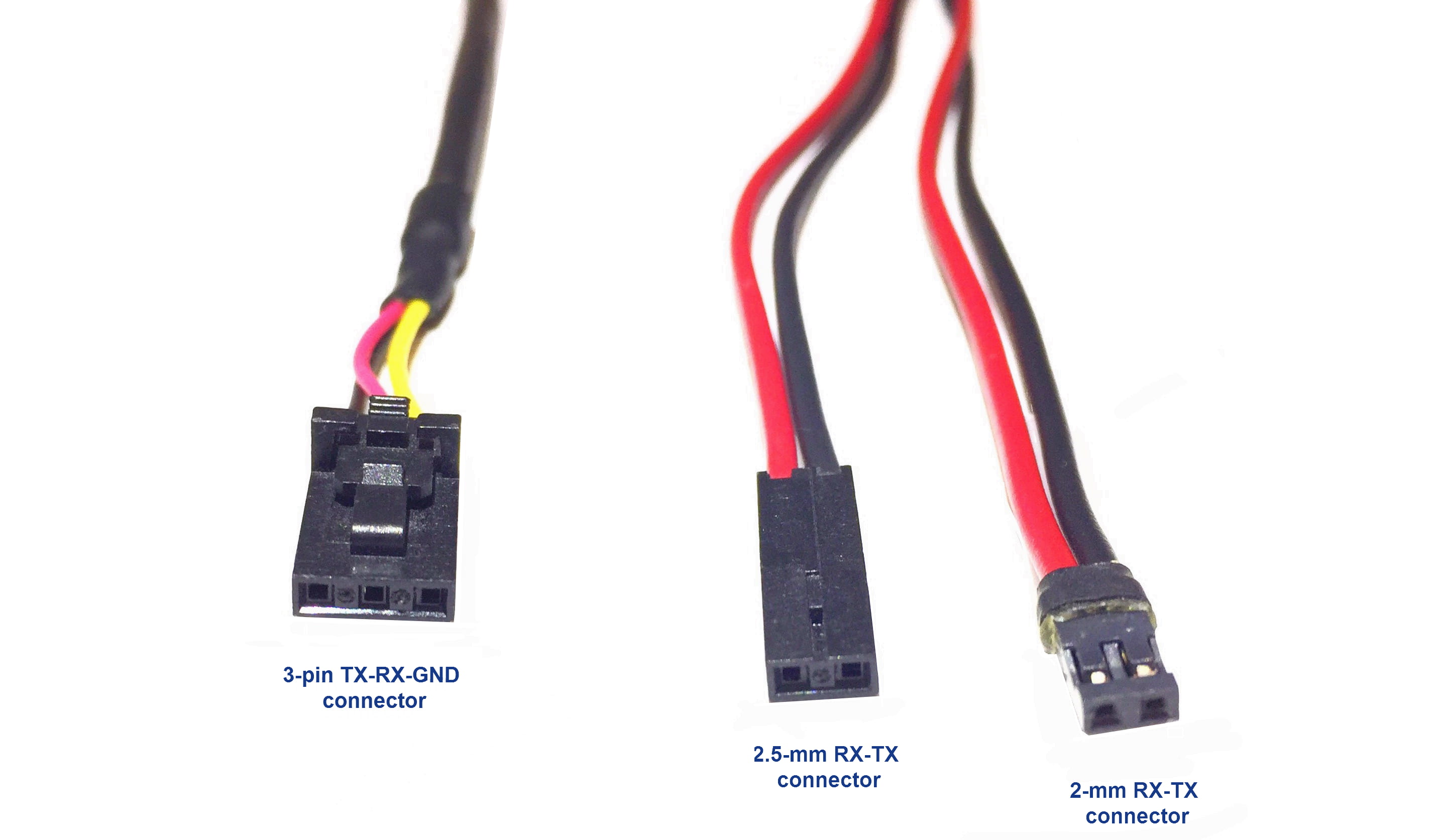 Serial Cable Connectors Close Up