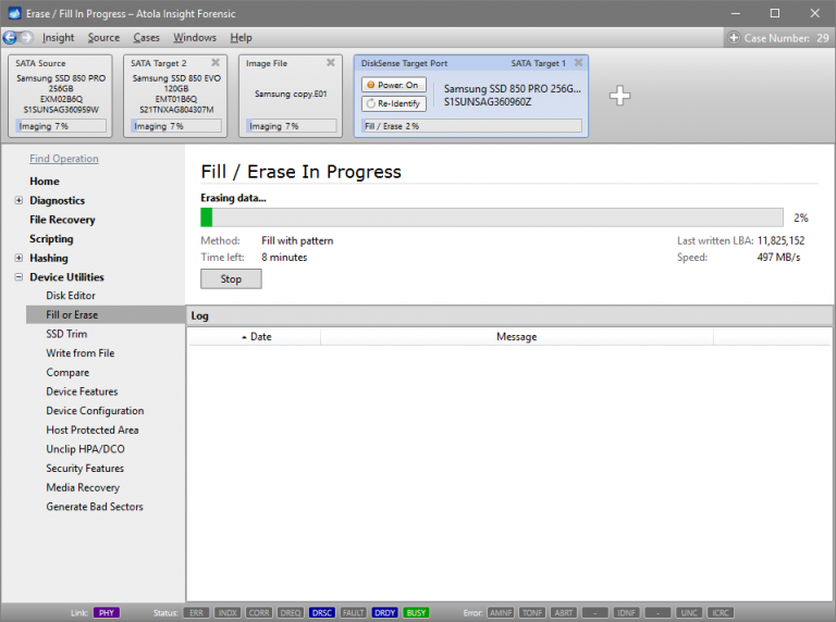 Multitasking Capabilities of Atola Insight Forensic