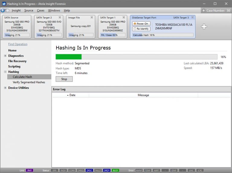 Multitasking Capabilities of Atola Insight Forensic