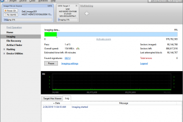 Imaging file on source drive,