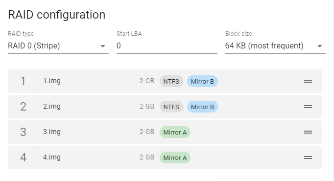 Mirrors automatically detected during RAID 10 rebuild