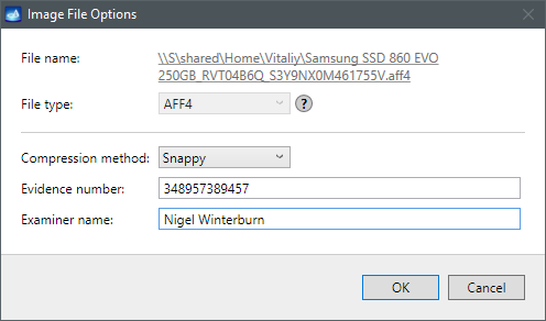 AFF4 image file