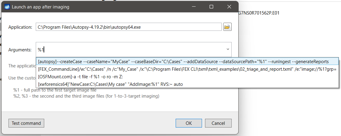 CLI app arguments