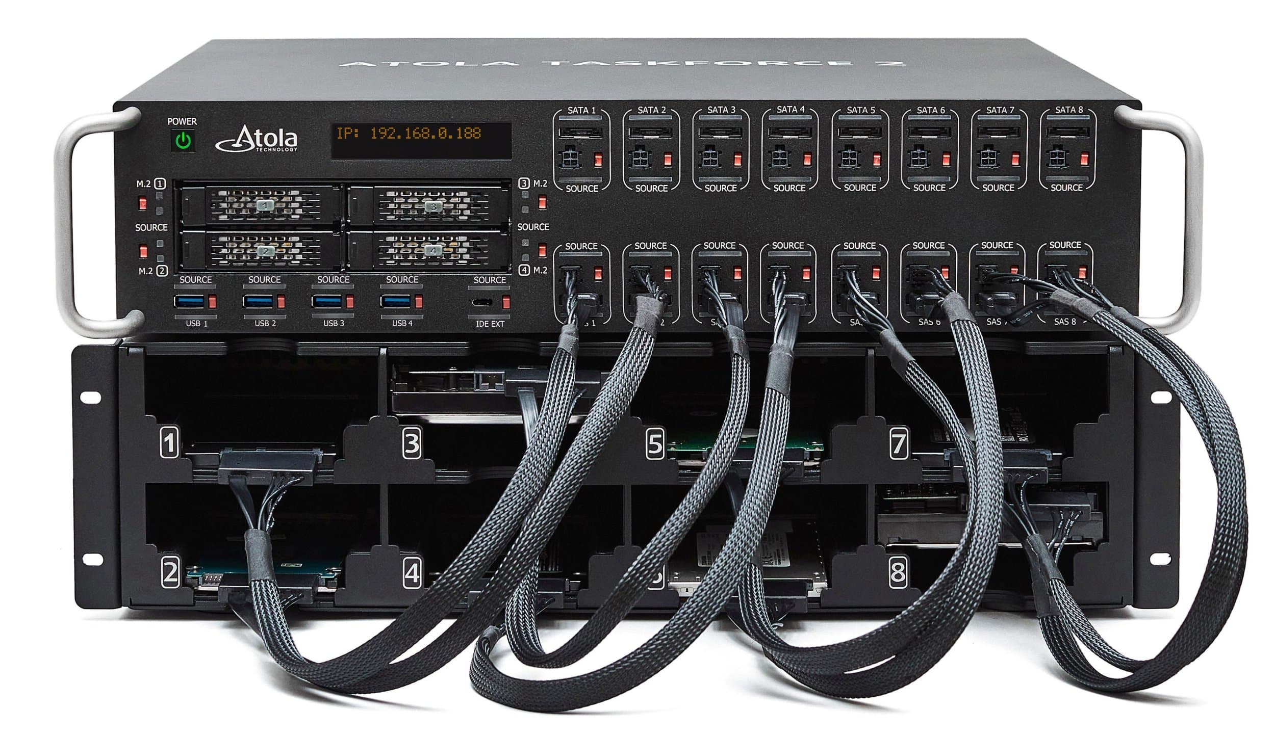 Atola TaskForce 2 with Atola Device Rack